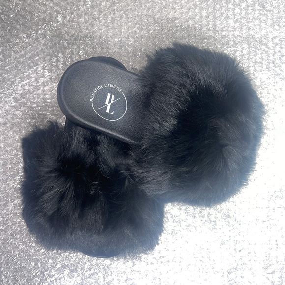 REAL Fur slides 100% fox - Picture 2 of 3